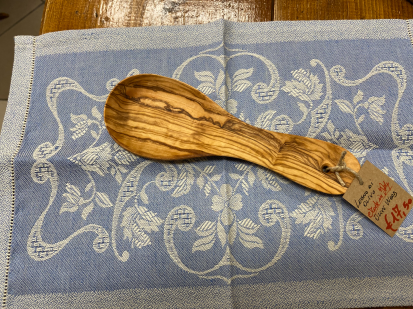 The Pioneer Woman Cowboy Rustic Olive Wood Spoon